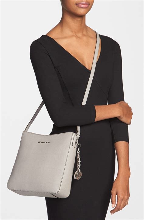 michael kors women's jet set large cross-body bag|Michael Kors jet set collection.